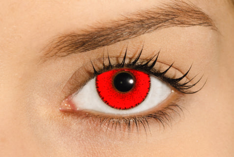 Lentes de Contato Solflex Color Hype Vermelha