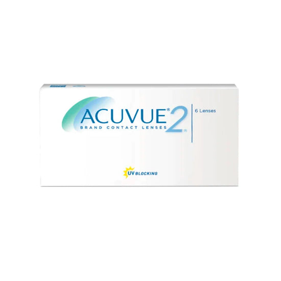 Lentes de contato Incolor Acuvue 2 (caixa com 6 unidades)