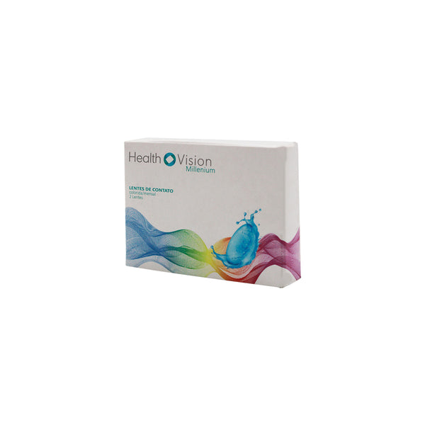 Lentes de contato Colorida Health Vision (caixa com 2 unidades)