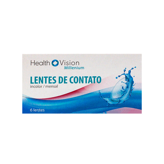 Lentes de Contato Incolor Health Vision (caixa com 6 unidades)