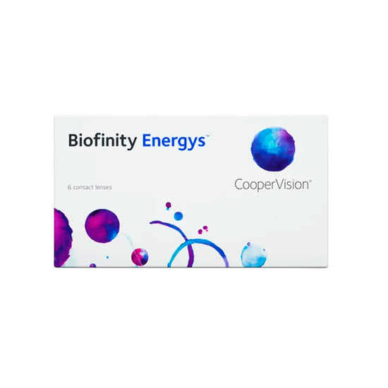Lentes de Contato Incolor Biofinity Energys (caixa com 6 unidades)