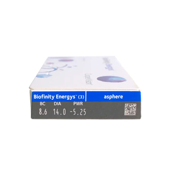 Lentes de Contato Incolor Biofinity Energys (caixa com 6 unidades)